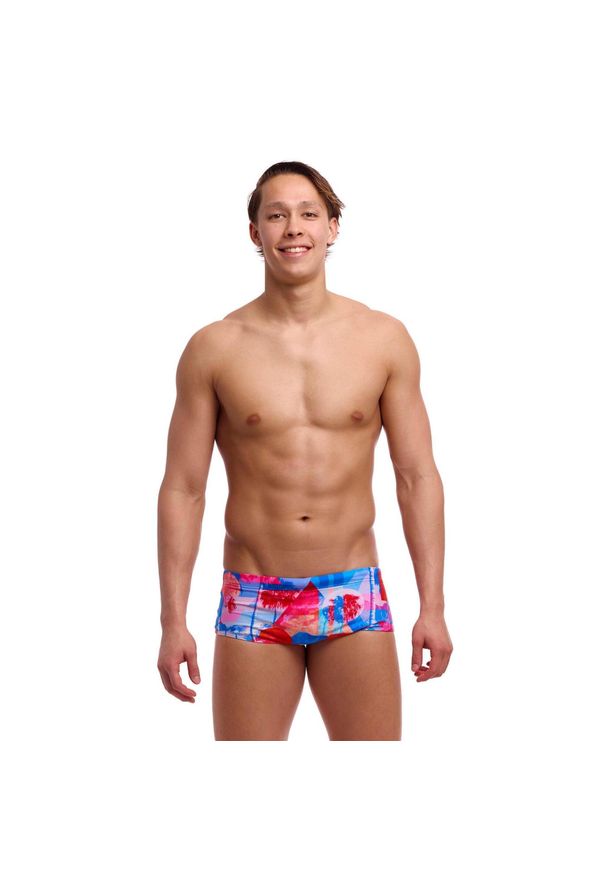 FUNKY TRUNKS - Strój do pływania Funky Trunks Miss Adventure - sidewinder. Kolor: czerwony, wielokolorowy, niebieski
