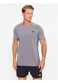 Under Armour T-Shirt Ua Hg Armour Fitted Ss 1361683 Szary Fitted Fit. Kolor: szary. Materiał: syntetyk #1