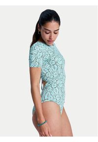Roxy Strój kąpielowy Sun Babe ERJWR03901 Turkusowy. Kolor: turkusowy. Materiał: syntetyk #3