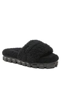 Ugg Klapki W Cozetta Curly 1130838 Czarny. Kolor: czarny. Materiał: skóra