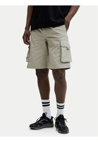 Jack & Jones Szorty materiałowe Cole Ivan 12288611 Zielony Regular Fit. Kolor: zielony. Materiał: syntetyk #1