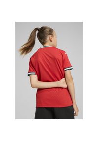 Puma - Młodzieżowa koszulka domowa Portugalia 2025 PUMA Sport Red Sugared Almond Beige. Kolor: czerwony, wielokolorowy, beżowy