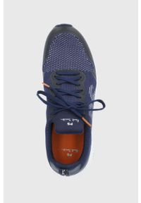 PS PAUL SMITH - PS Paul Smith buty kolor granatowy. Nosek buta: okrągły. Zapięcie: sznurówki. Kolor: niebieski. Materiał: guma, włókno, materiał #5
