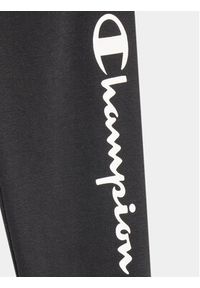 Champion Spodnie dresowe Script Logo 404608 Czarny Regular Fit. Kolor: czarny. Materiał: bawełna, syntetyk #3