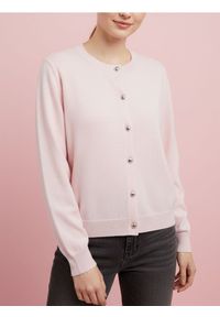 Sinsay - Kardigan z ozdobnymi guzikami - różowy. Kolor: różowy #1
