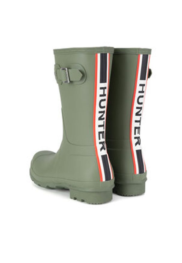 Hunter Kalosze MFS9353RMA-LIN-M Khaki. Kolor: brązowy. Materiał: kauczuk