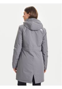 The North Face Parka Zaneck NF0A8DZN Szary Regular Fit. Kolor: szary. Materiał: syntetyk #4