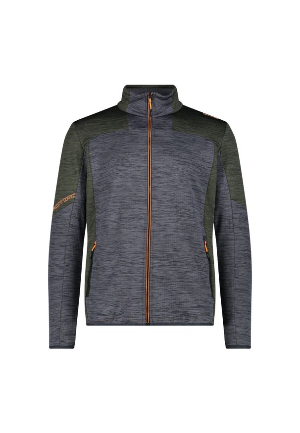 Bluza męska turystyczna CMP 34G1567. Kolor: szary. Materiał: polar. Sport: turystyka piesza