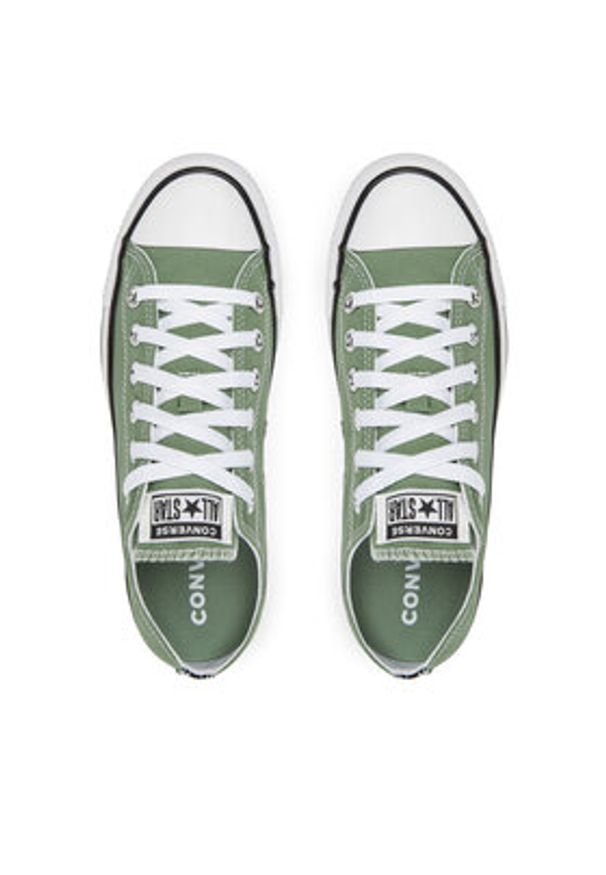 Converse Trampki Chuck Taylor All Star Mini Flowers A14982C Zielony. Kolor: zielony. Materiał: materiał