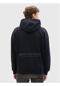 Tom Tailor Denim Bluza 1037623 Czarny Regular Fit. Kolor: czarny. Materiał: bawełna, syntetyk