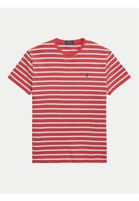 Polo Ralph Lauren T-Shirt 710938134005 Czerwony Slim Fit. Typ kołnierza: polo. Kolor: czerwony. Materiał: bawełna #4