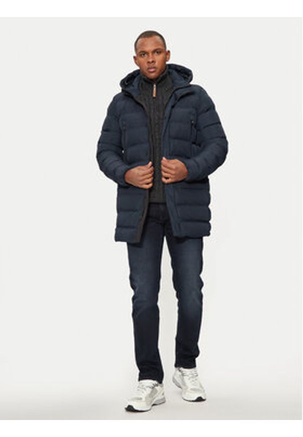 Geox Kurtka zimowa M4628L T3128 F1624 Granatowy Regular Fit. Kolor: niebieski. Materiał: syntetyk. Sezon: zima