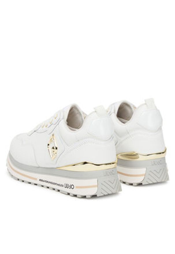 Liu Jo Sneakersy Maxi Wonder 01 BF5009 P0102 Biały. Kolor: biały. Materiał: skóra