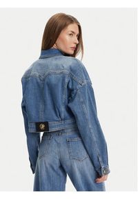 Versace Jeans Couture Kurtka jeansowa 78HAS450 Niebieski Relaxed Fit. Kolor: niebieski. Materiał: bawełna #5