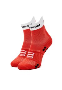 Compressport Skarpety wysokie unisex Pro Racing V 4.0 Run High XU00046B Czerwony. Kolor: czerwony. Materiał: poliamid, materiał. Sport: bieganie