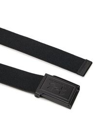 Under Armour Pasek Męski M Stretch Webbing Belt 1383935-001 Czarny. Kolor: czarny. Materiał: materiał