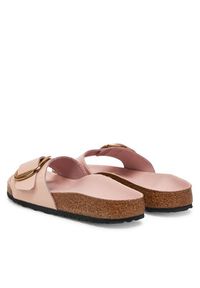 Birkenstock Klapki Madrid Big Buckle 1029448 Różowy. Kolor: różowy. Materiał: skóra