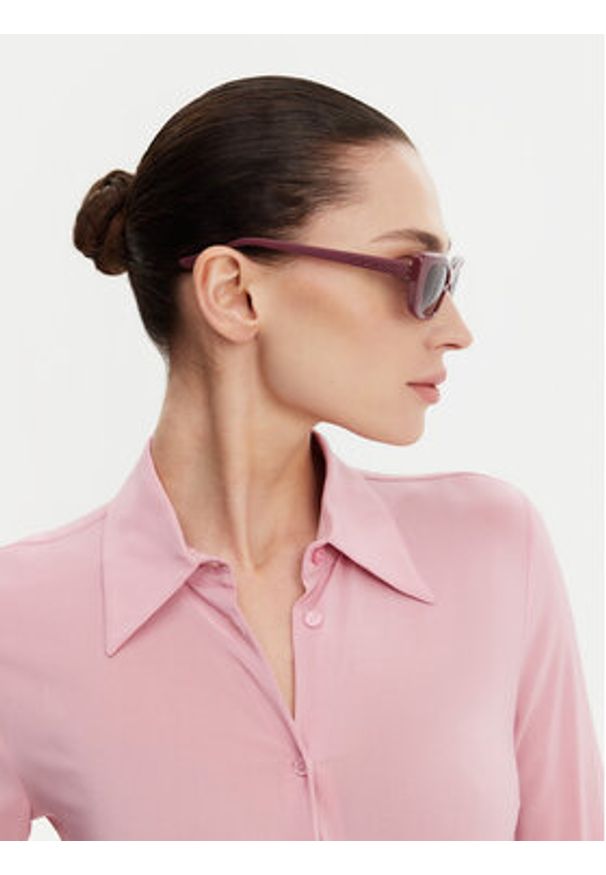 Guess Okulary przeciwsłoneczne GU00156-H Brązowy. Kolor: brązowy
