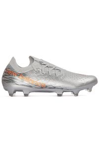 Korki męskie New Balance FURON V7 PRO FG SF1FGG7 – srebrne. Kolor: srebrny. Materiał: włókno. Szerokość cholewki: normalna. Sport: piłka nożna #1