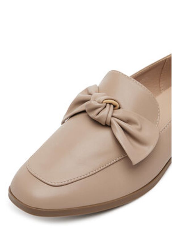 Clara Barson Loafersy WYL3674-7 Beżowy. Kolor: beżowy. Materiał: syntetyk, materiał