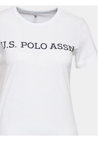 U.S. Polo Assn. T-Shirt 16595 Biały Regular Fit. Typ kołnierza: polo. Kolor: biały. Materiał: bawełna #2