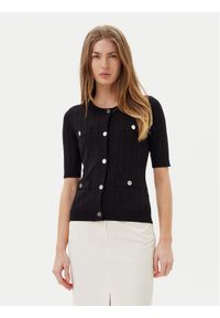 Artigli Kardigan ACMA001877 Czarny Regular Fit. Kolor: czarny. Materiał: wiskoza