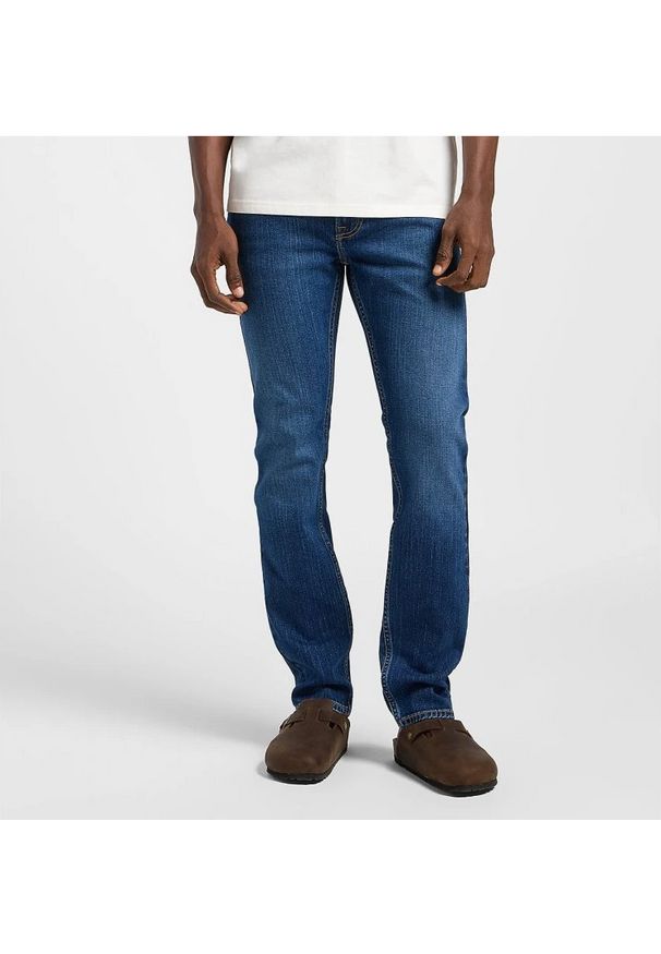 Lee - LEE MĘSKIE SPODNIE JEANSOWE LEE RIDER INDIGO STREET 112365757. Styl: street