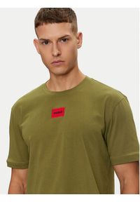 Hugo T-Shirt Diragolino212 50447978 Zielony Regular Fit. Kolor: zielony. Materiał: bawełna #5