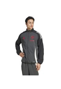 Adidas - Kamizelka prezentacyjna Manchester United Tiro 2024/25. Kolor: wielokolorowy, niebieski, szary. Sport: piłka nożna #1