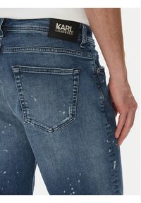 Karl Lagerfeld - KARL LAGERFELD Szorty jeansowe 265820 552832 Granatowy Regular Fit. Kolor: niebieski. Materiał: bawełna #4