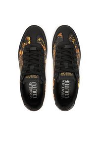 Versace Jeans Couture Sneakersy 79YA3SK6 Czarny. Kolor: czarny. Materiał: skóra #5