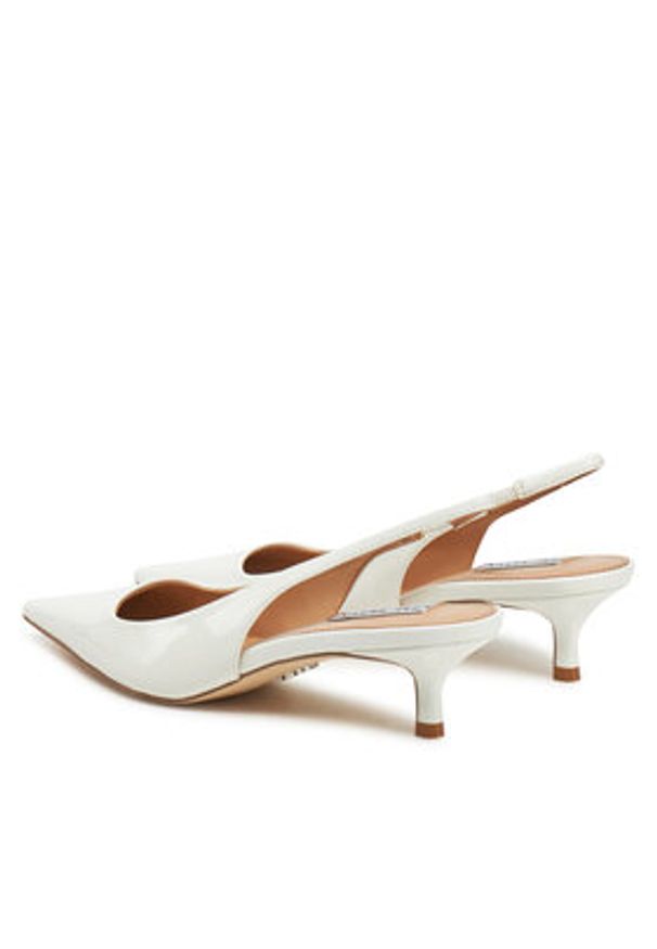 Steve Madden Sandały Kari SM11003377 Biały. Kolor: biały. Materiał: skóra