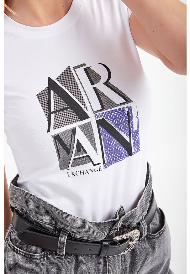 Armani Exchange - T-SHIRT ARMANI EXCHANGE. Okazja: na co dzień. Materiał: materiał. Styl: casual