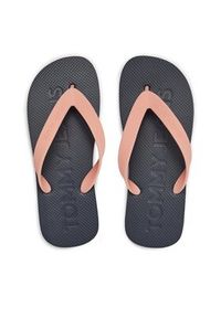 Tommy Jeans Japonki Tjw Logo Flip Flop EN0EN02447 Różowy. Kolor: różowy