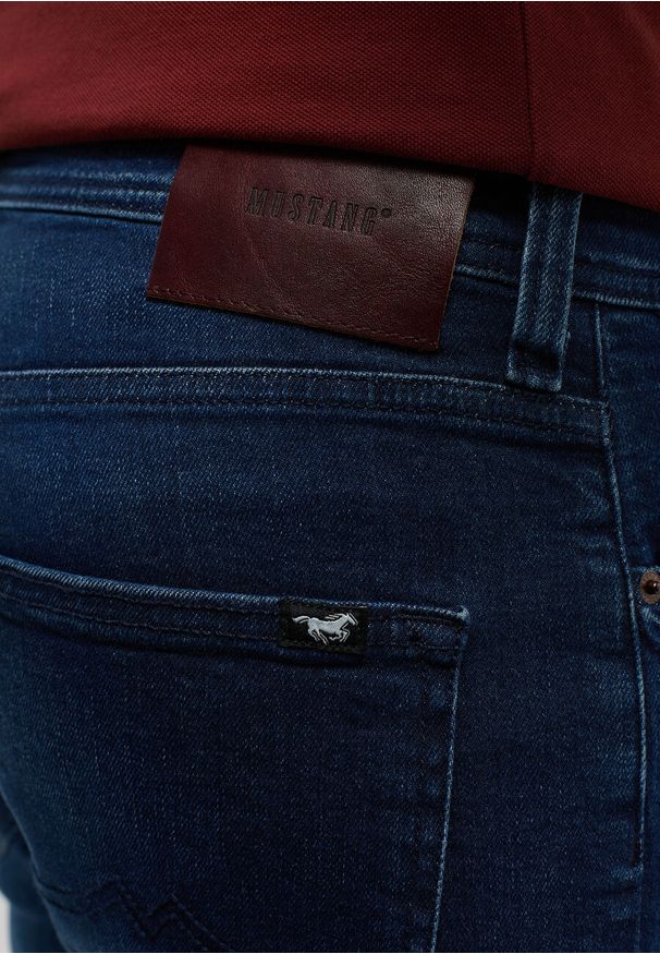 Mustang - MĘSKIE SPODNIE JEANSOWE MUSTANG ORLANDO SLIM DENIM BLUE 1014252 5000 883
