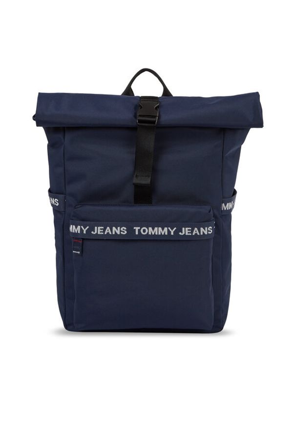 Tommy Jeans Plecak Essential Rolltop AM0AM11515 Granatowy. Kolor: niebieski. Materiał: poliester, materiał