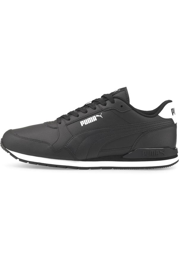 Buty męskie sportowe Puma ST RUNNER V3. Zapięcie: sznurówki. Kolor: wielokolorowy, czarny, biały. Materiał: materiał, tkanina, syntetyk. Szerokość cholewki: normalna. Sport: turystyka piesza