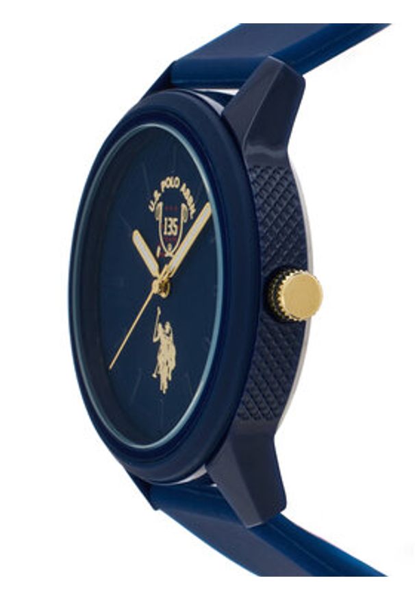 U.S. Polo Assn. Zegarek 135Th Anniversary USP7316BL Granatowy. Kolor: niebieski
