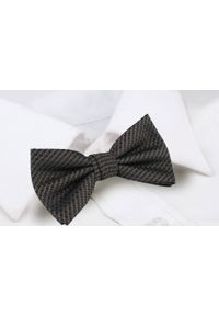 Mucha Męska z Poszetką - Chattier - Brązowa w Drobny Wzór. Kolor: wielokolorowy, brązowy, beżowy. Styl: elegancki, sportowy #4