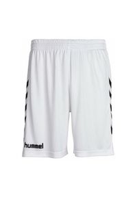 Spodenki sportowe męskie Hummel Core Poly Shorts. Kolor: wielokolorowy, biały, czarny