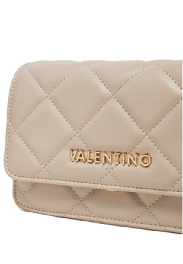 VALENTINO - Valentino Torebka Ocarina VBS3KK52R Écru. Kolor: kremowy. Materiał: skórzane
