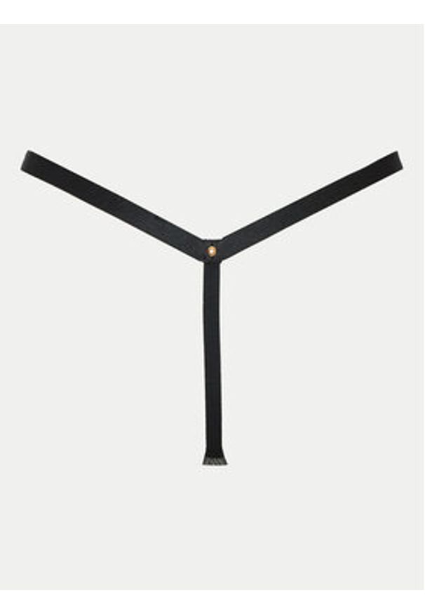 Hunkemöller Stringi Faye 206206 Czarny. Kolor: czarny. Materiał: syntetyk