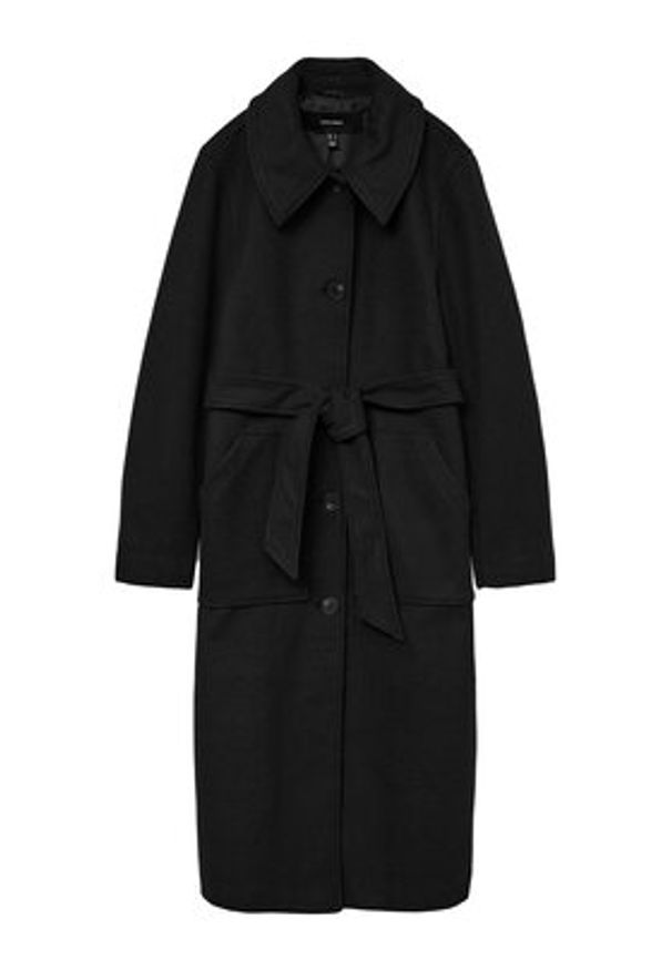 Vero Moda Płaszcz przejściowy Fortune Paris 10331567 Czarny Regular Fit. Kolor: czarny. Materiał: syntetyk