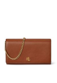 Lauren Ralph Lauren - LAUREN RALPH LAUREN Torebka 432980206002 Brązowy. Kolor: brązowy. Materiał: skórzane #1