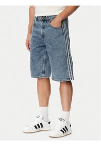 Adidas - adidas Szorty jeansowe Firebird Adicolo KS4975 Niebieski Regular Fit. Kolor: niebieski. Materiał: bawełna #1