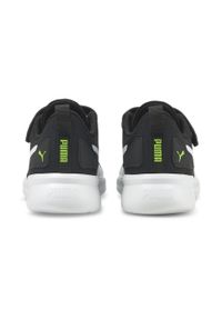 Puma - Dziecięce buty sportowe Flyer Runner V PUMA Green Flash White Black. Kolor: biały, zielony, czarny, wielokolorowy