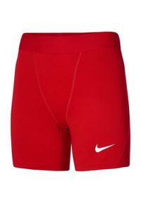 Nike - Spodenki Damskie Strike DriFIT. Kolor: czerwony. Sport: turystyka piesza