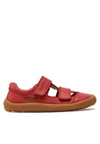Froddo Sandały Barefoot Sandal G3150266-5 D Czerwony. Kolor: czerwony. Materiał: skóra