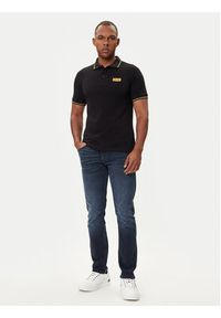 Versace Jeans Couture Polo 79GAGT08 CJ01T Czarny Regular Fit. Typ kołnierza: polo. Kolor: czarny. Materiał: bawełna #4