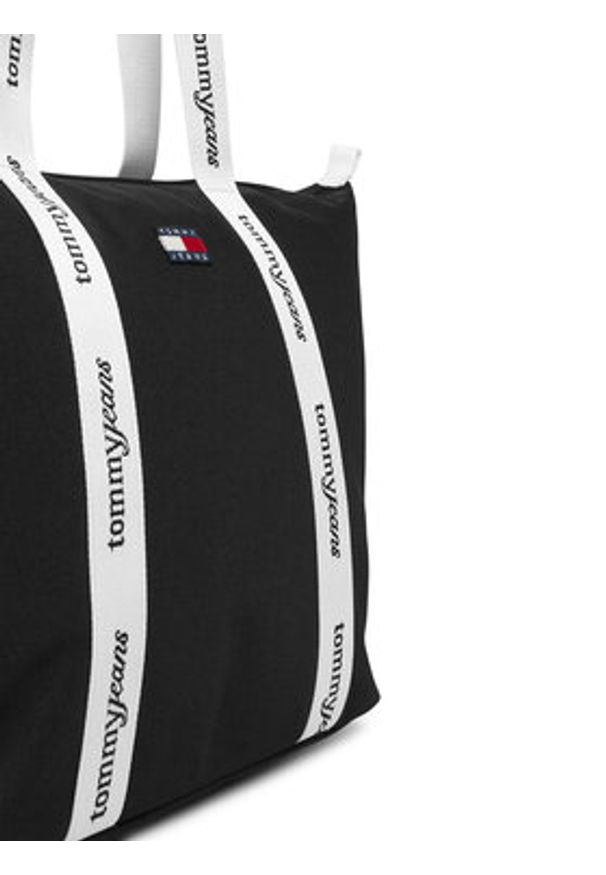 Tommy Jeans Torebka Tjw Ess Daily Tote AW0AW18461 Czarny. Kolor: czarny
